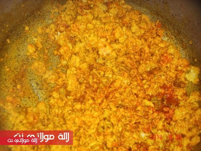 مسمن ساهل ورائع معمر بالكفتة بالمراحل والصور 