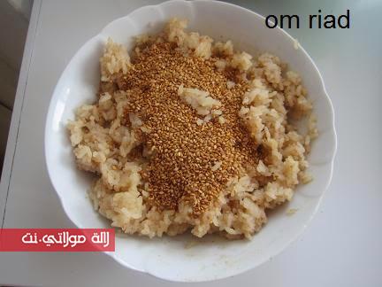 بريوات بحشوة الروز و الزنجلان 